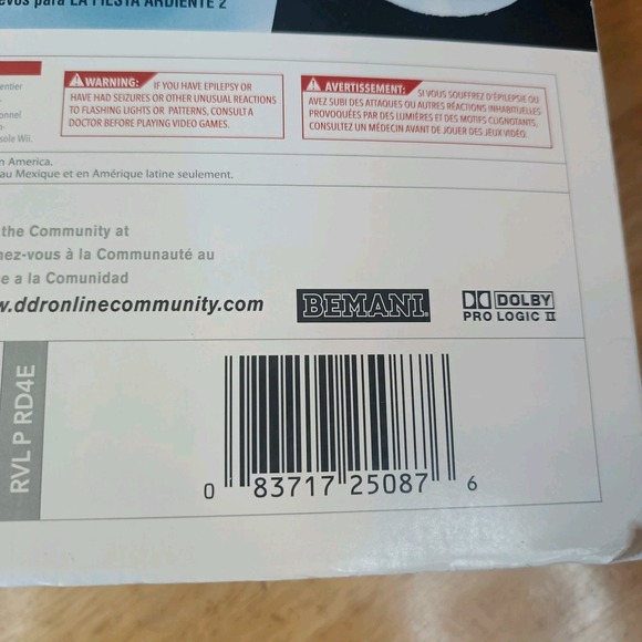 DDR Dance Dance Revolution: Hottest Party‎ 2 Nintendo Wii Bundle w/ Game & Mat - Picture 8 of 9